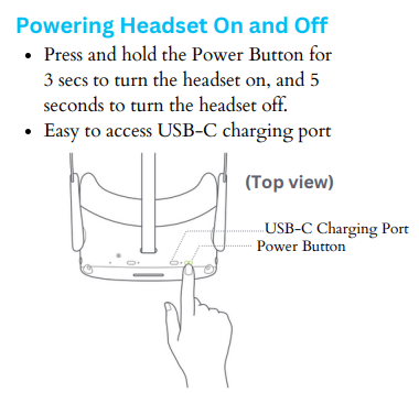 power off headset
